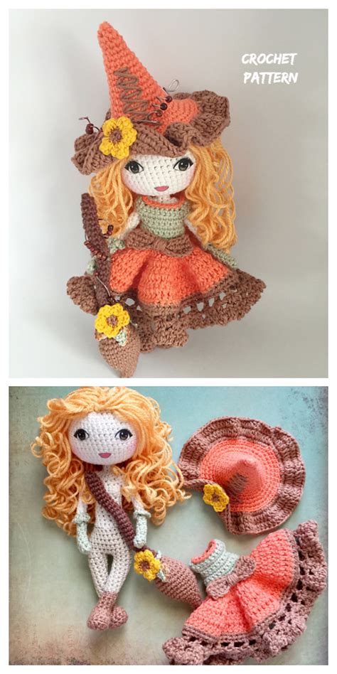 Craft a Hauntingly Beautiful Crochet Witch Doll